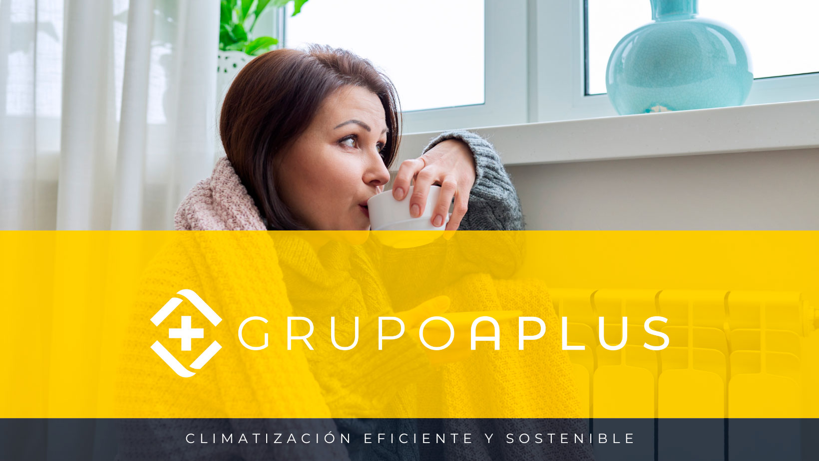 aerotermia con radiadores para un hogar eficiente y sostenible con Grupo Aplus