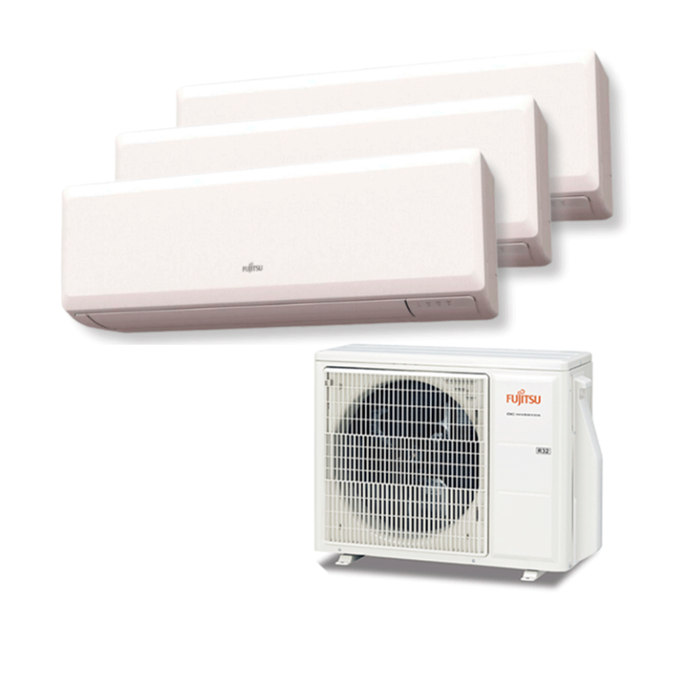 aire acondicionado fujitsu 3x1 multisplit