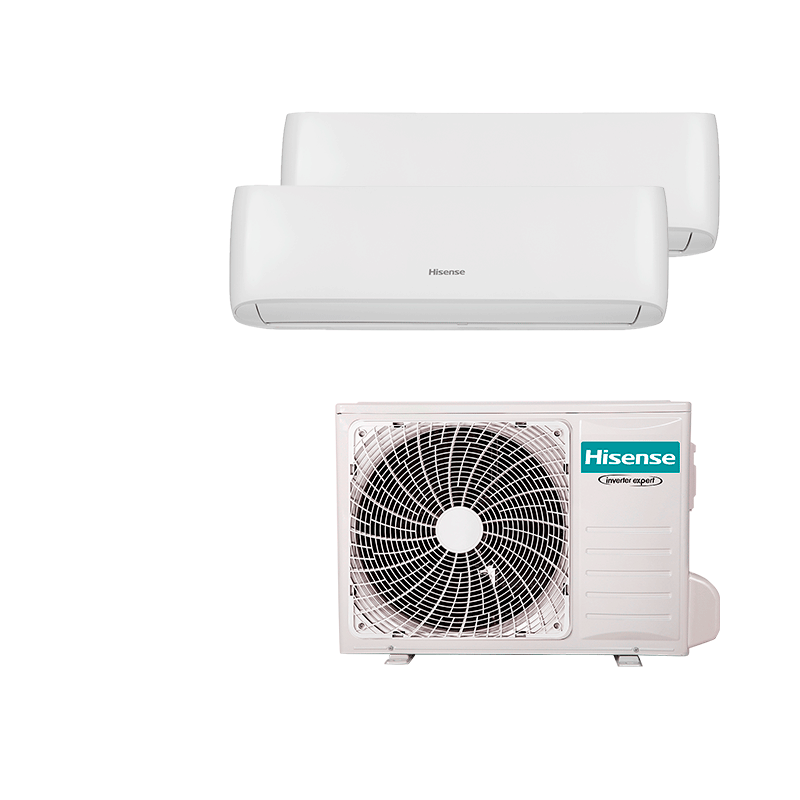 aire acondicionado hisense 2x1 multisplit