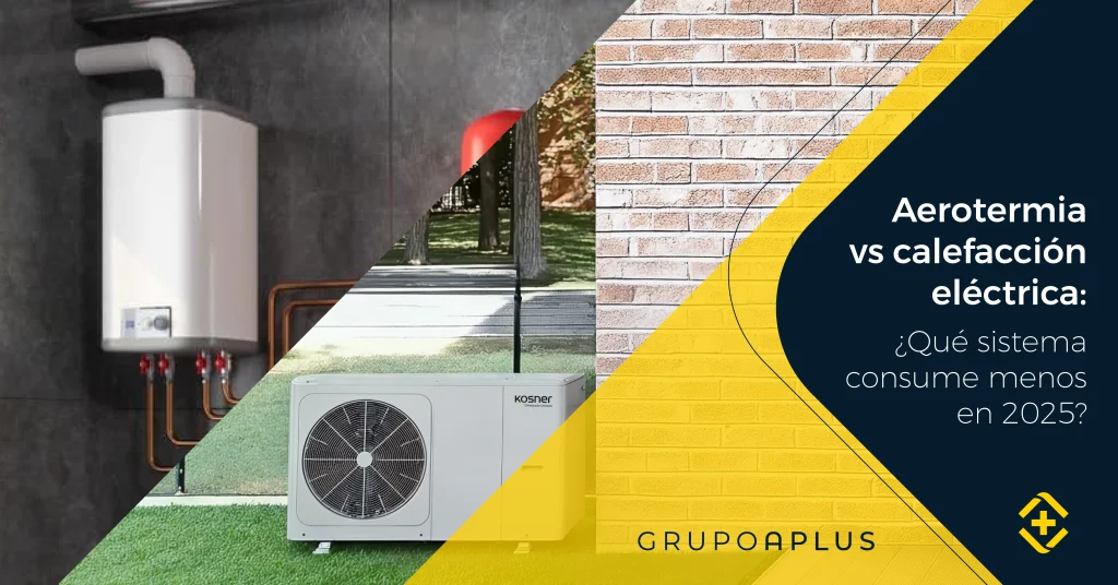Aerotermia vs calefacción eléctrica: ¿Qué sistema consume menos en 2025?