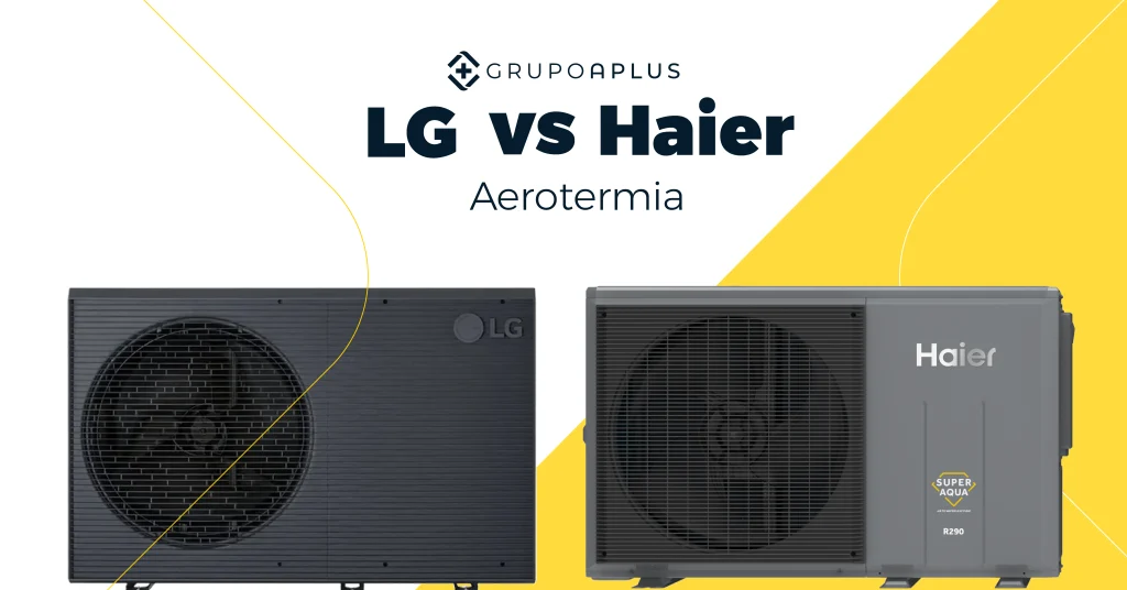 Comparativa de aerotermias entre LG vs Haier