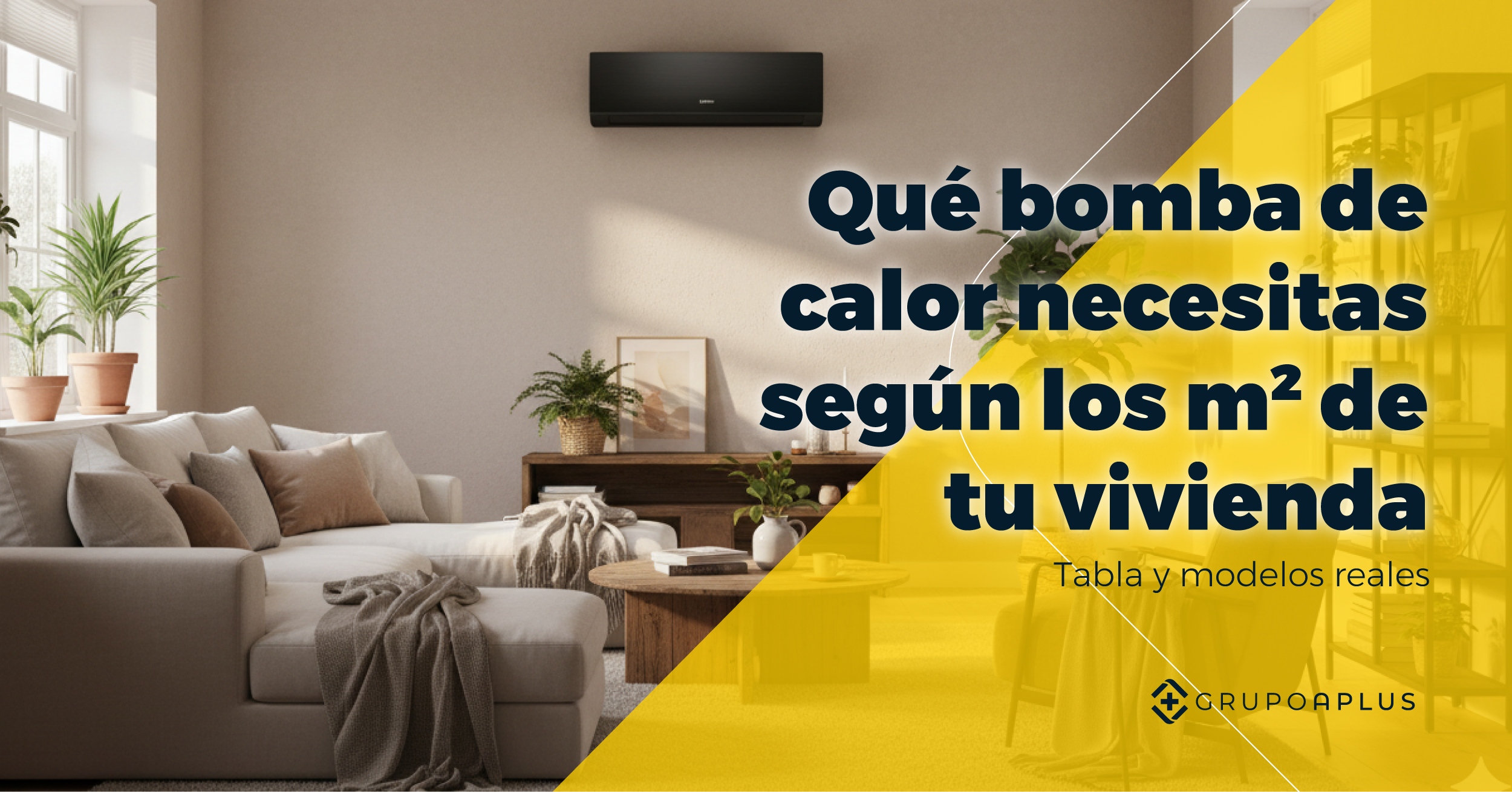 Qué bomba de calor necesitas según los m² de tu vivienda