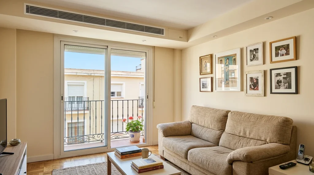 ¿Qué sistemas de climatización instalar en un piso con techos bajos?