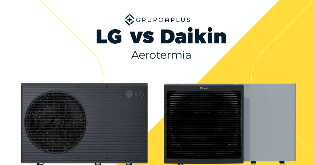 Comparativa entre aparatos de aerotermia de LG Y Daikin