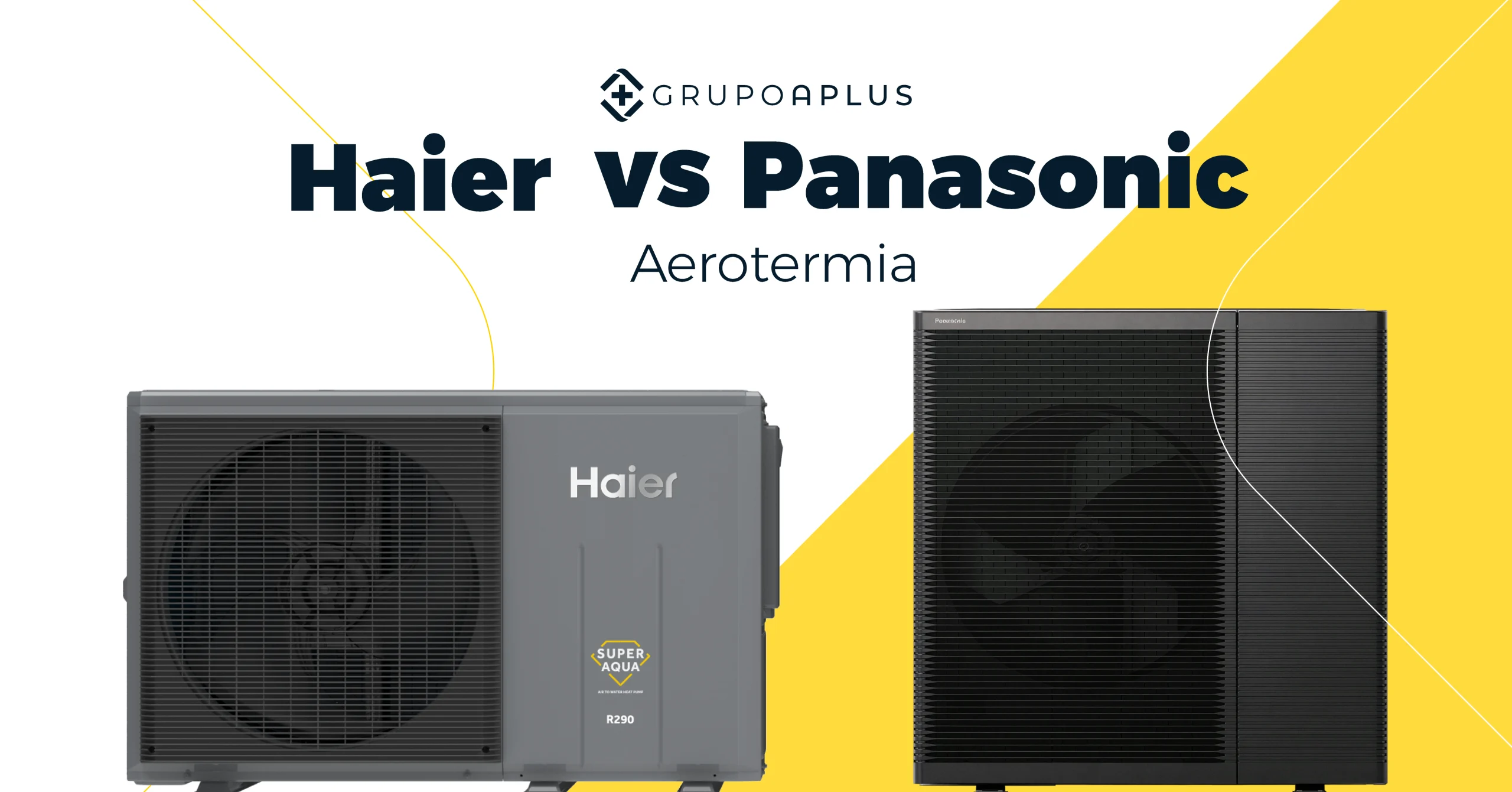Comparativa entre aparatos de aerotermia de Haier y Panasonic