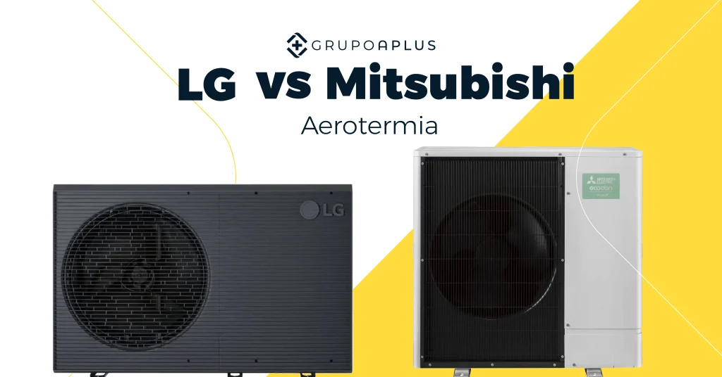 Comparativa entre aparatos de aerotermia de Misubishi y LG