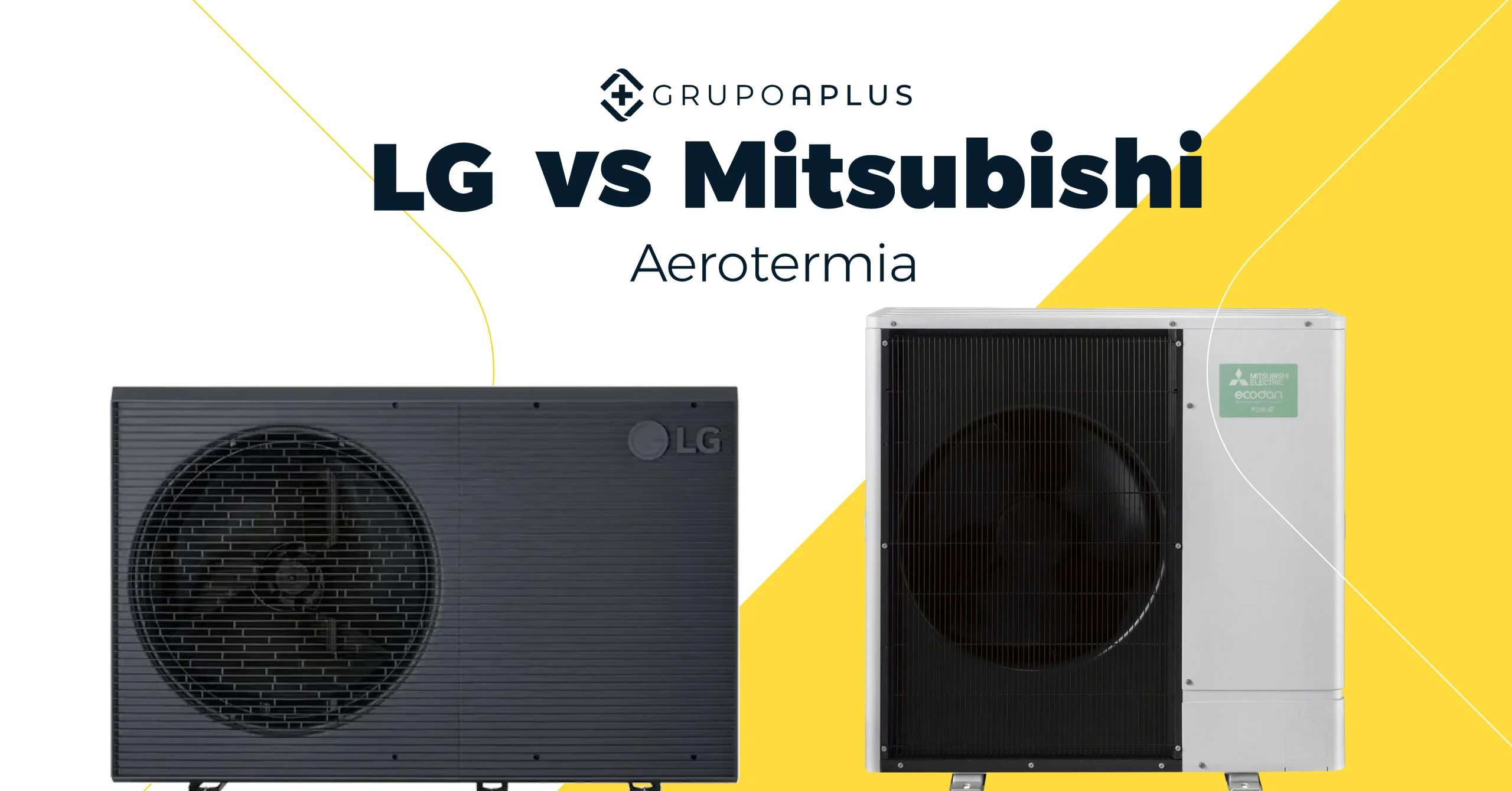 Comparativa entre aparatos de aerotermia de Misubishi y LG