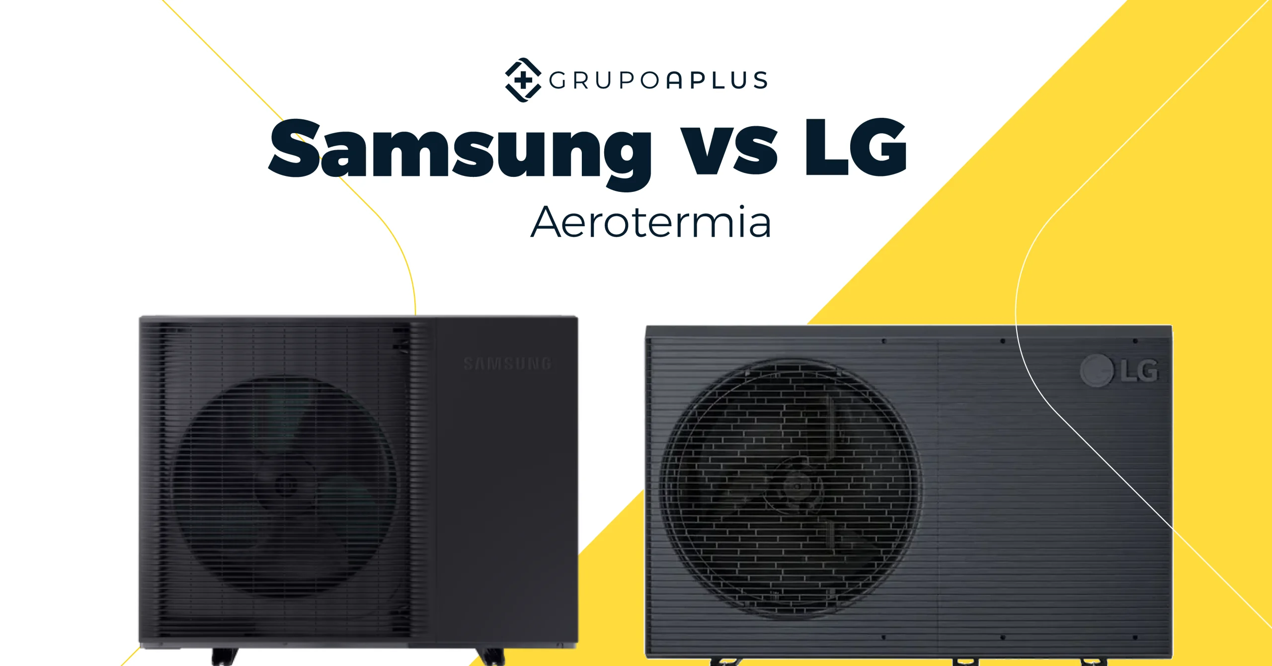 Comparativa entre aparatos de aerotermia de Samsung y LG
