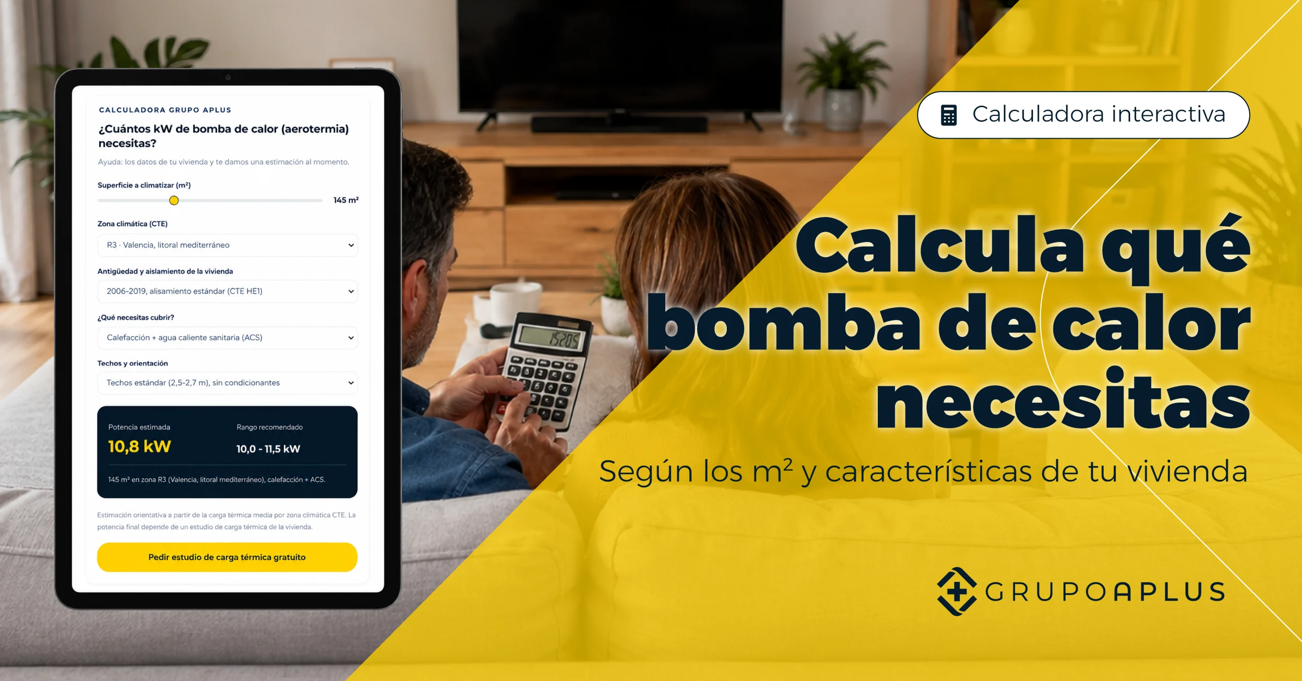 ¿Qué bomba de calor necesitas según los metros cuadrados de tu vivienda?